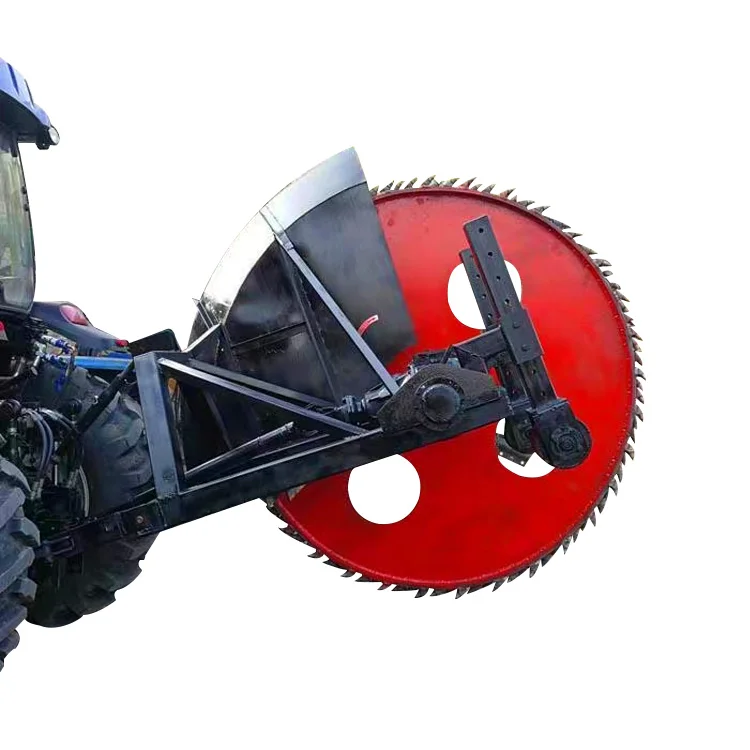 Professional agricultural trencher Tractor mounted disc cutter Fast trencher