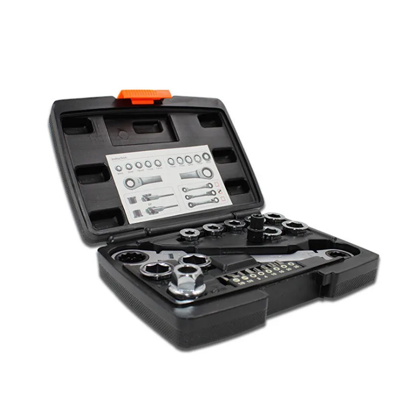 Automobile Maintenance Tools Chrome Vanadium 29PCS Professional Hand Tool Socket Wrench Set