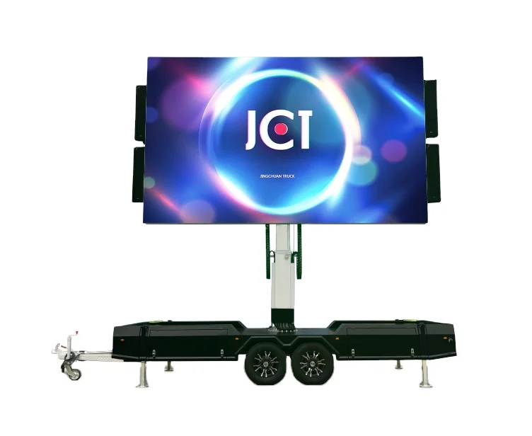 Hot selling 15 Square Meters  Advertising Commercial Outdoor Mobile LED Screen Vehicle  LED Billbirad.