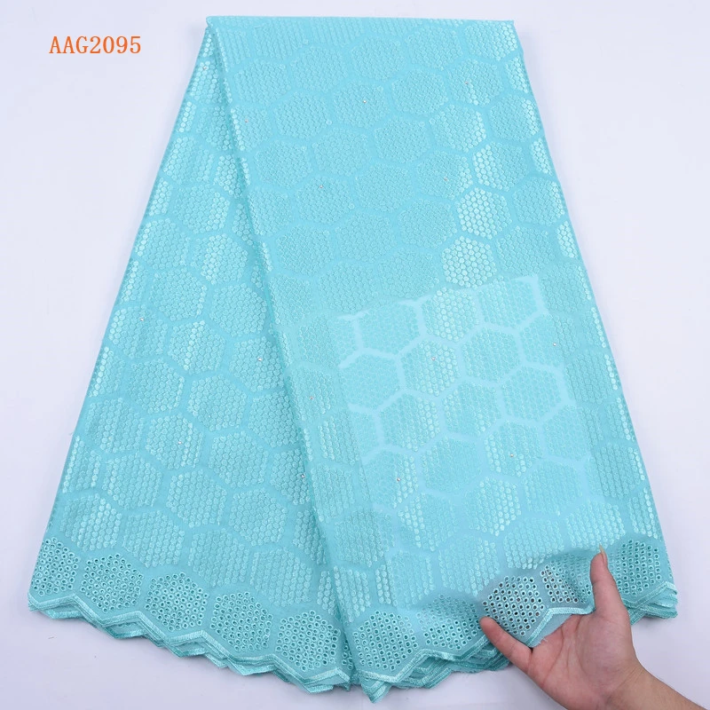 
Pure White Nigerian Lace Fabrics African Swiss Voile Lace High Quality Swiss Voile Lace In Switzerland For Women and Men 2095 