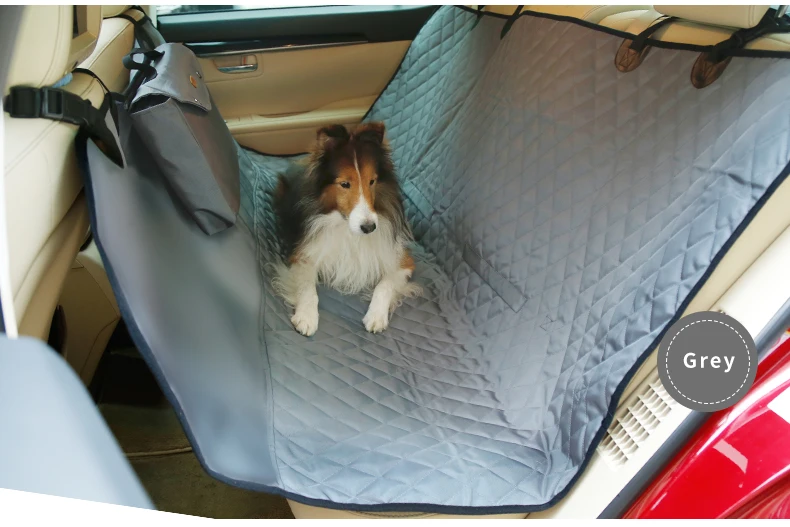 Deluxe Waterproof travel PU leather adjustable strap Pet Dog Accessories Waterproof Car Dog Seat Cover