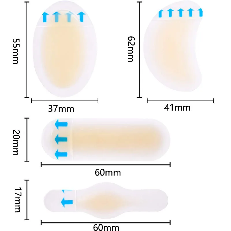 hydrocolloid wound dressing Heel post adhesives hydrocolloid patch personal care hydrocolloid pimple dressing