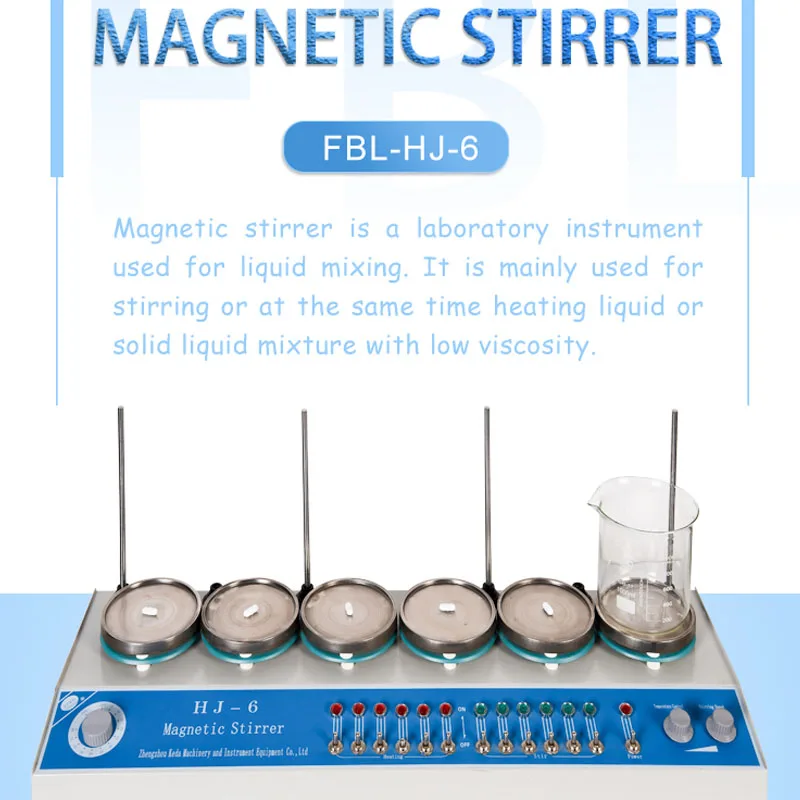 HJ-6 Magnetic Heating Stirrer Price