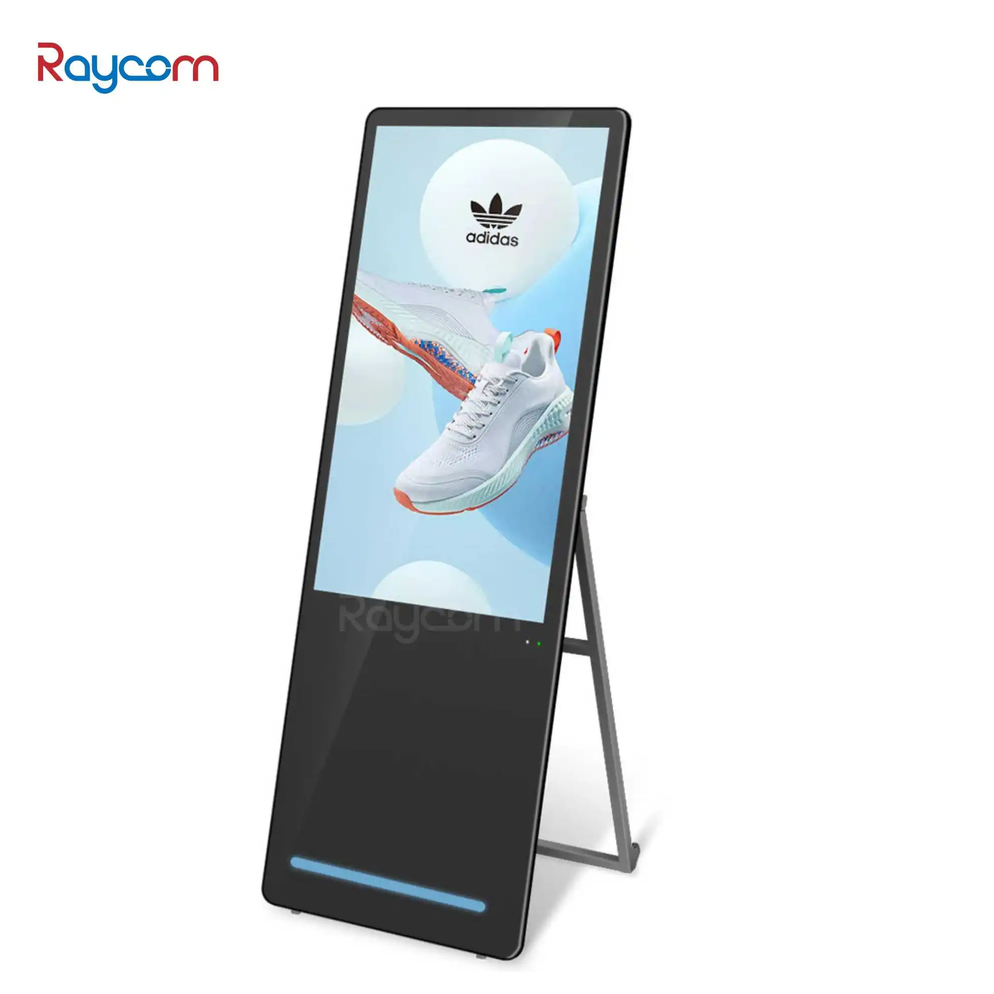 Raycom P8 43-Inch Indoor Portable LED Light Panel Poster Display LCD Advertising Billboard Standing Digital Media Poster