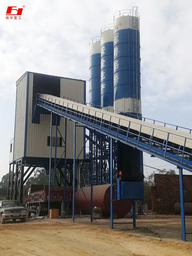The most preferential price hot selling HLS180 large-scale concrete mixing  batching plant building construction suppliers