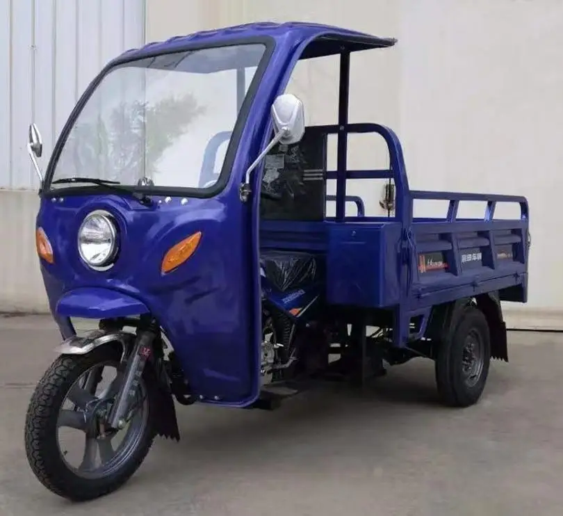 Hot Selling Motorcycle Motorized 150cc 200cc Engine Cargo Tricycle Petrol Tricycle Zongshen Cheap 250cc Gasoline Tricycle