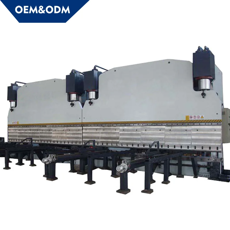 Tandem linked cnc press brake for light poles lamp poles