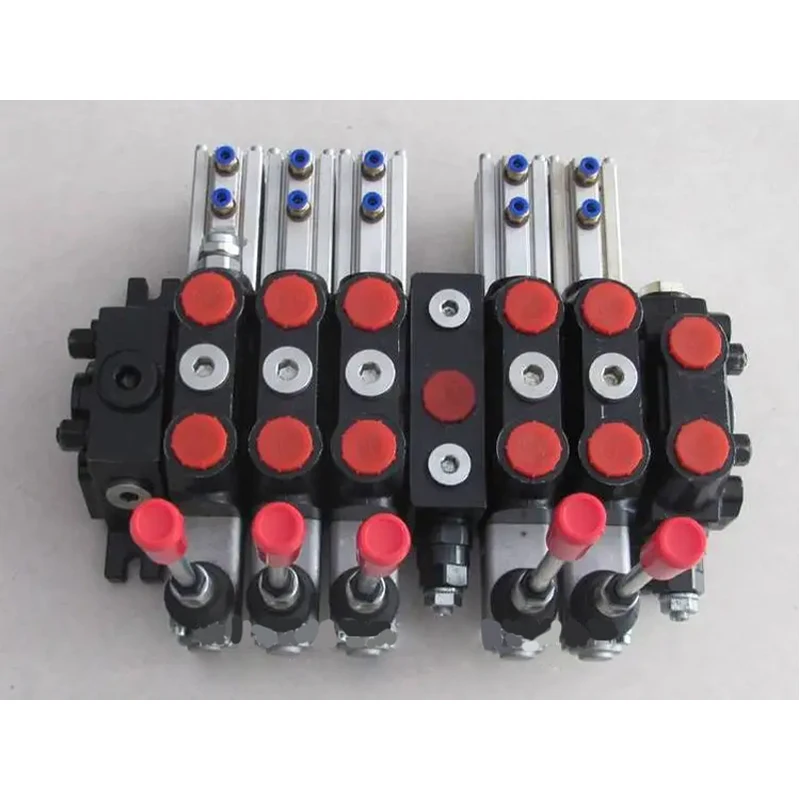 Hook arm garbage truck five link pneumatic multi-way reversing valve Hook arm garbage truck 2+3100 flow multi-way valve