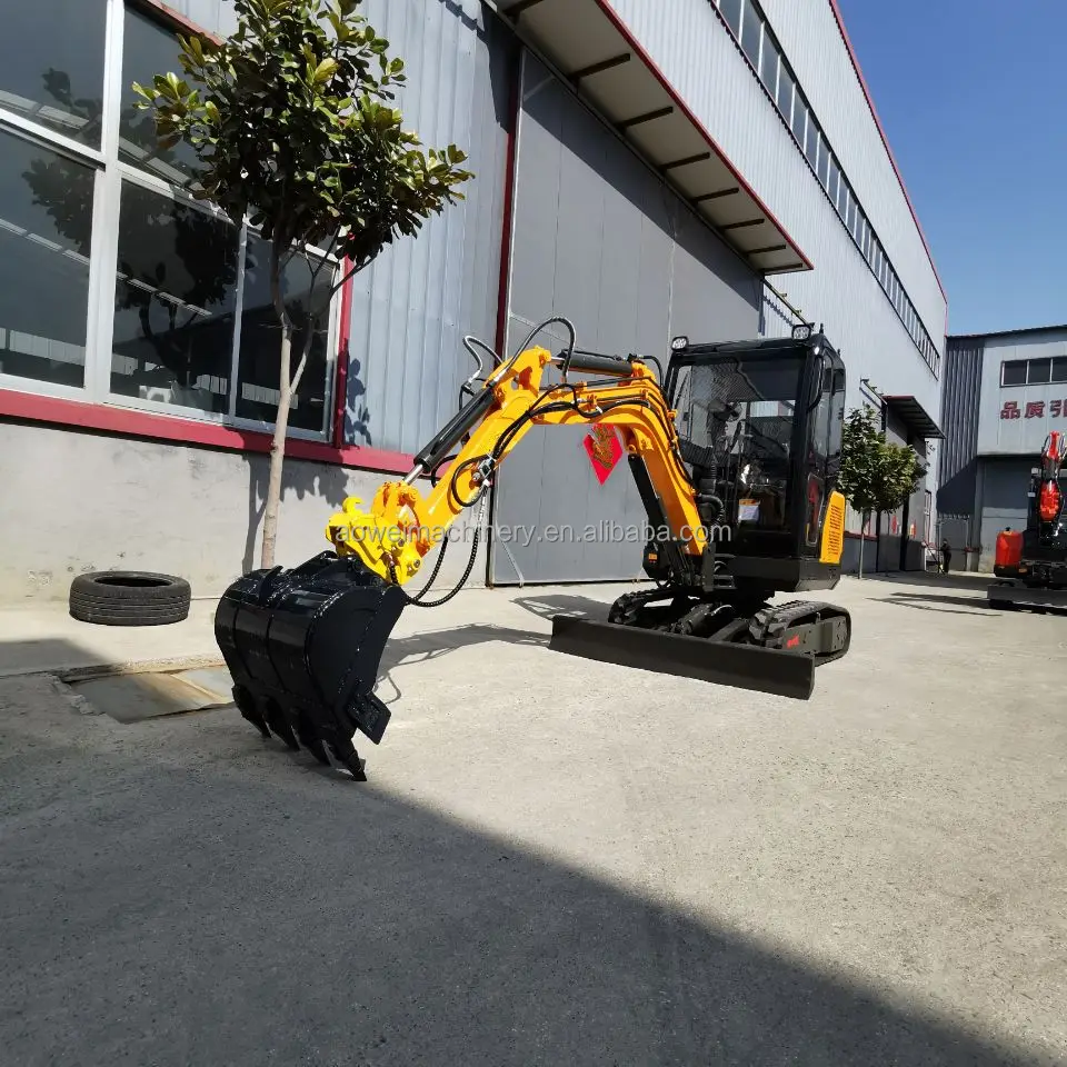 2.5t 2.5 ton mini excavator mini bagger Cabin for sale  micro Digger pelle excavador escavatore