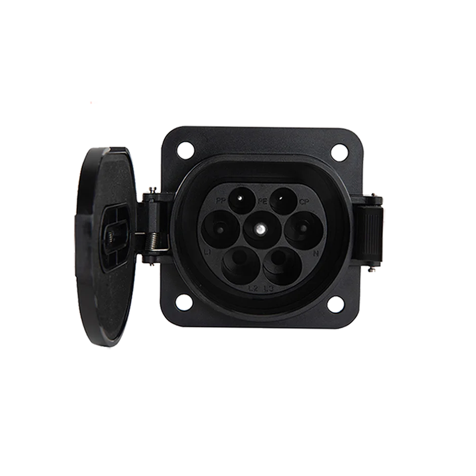 Ev Female Socket Type 2 Ev Charging Cable Parts Charger Socket