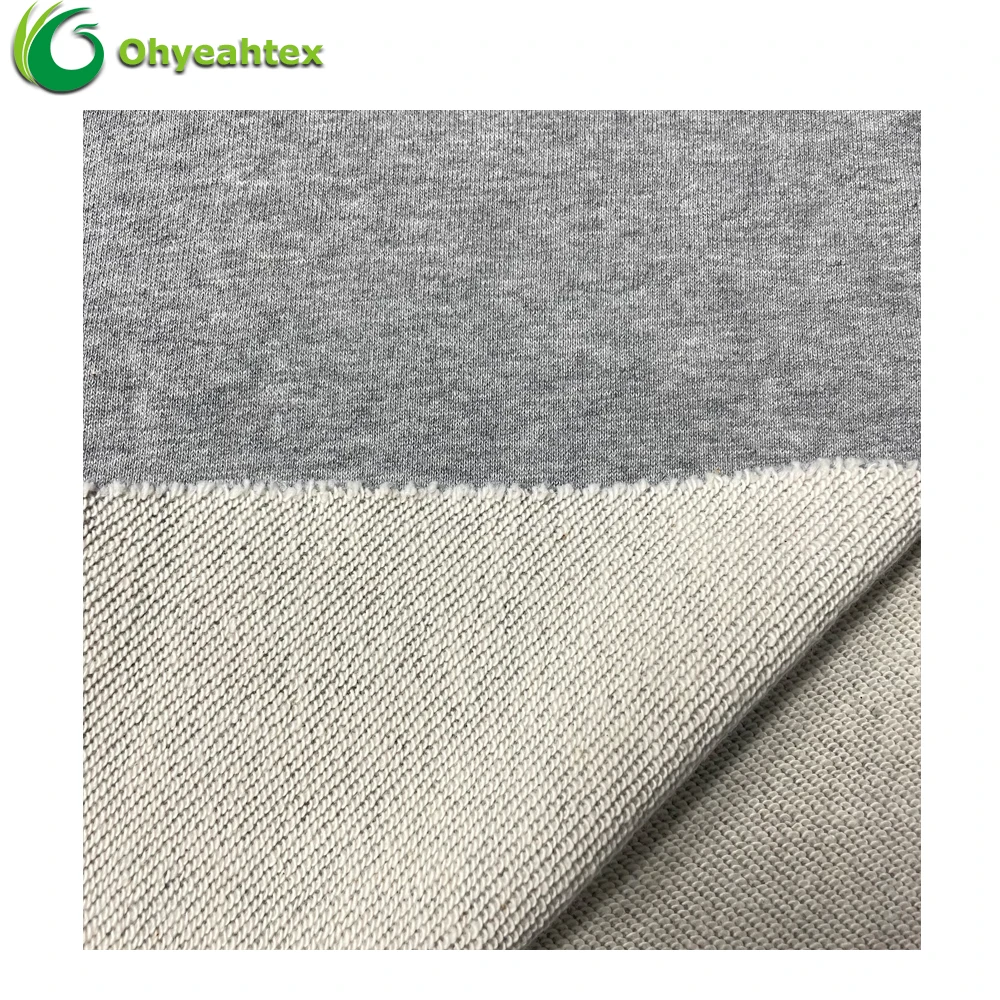 Eco-Friendly Oeko-Tex 100% Cotton French Terry Fabric For Hoodie