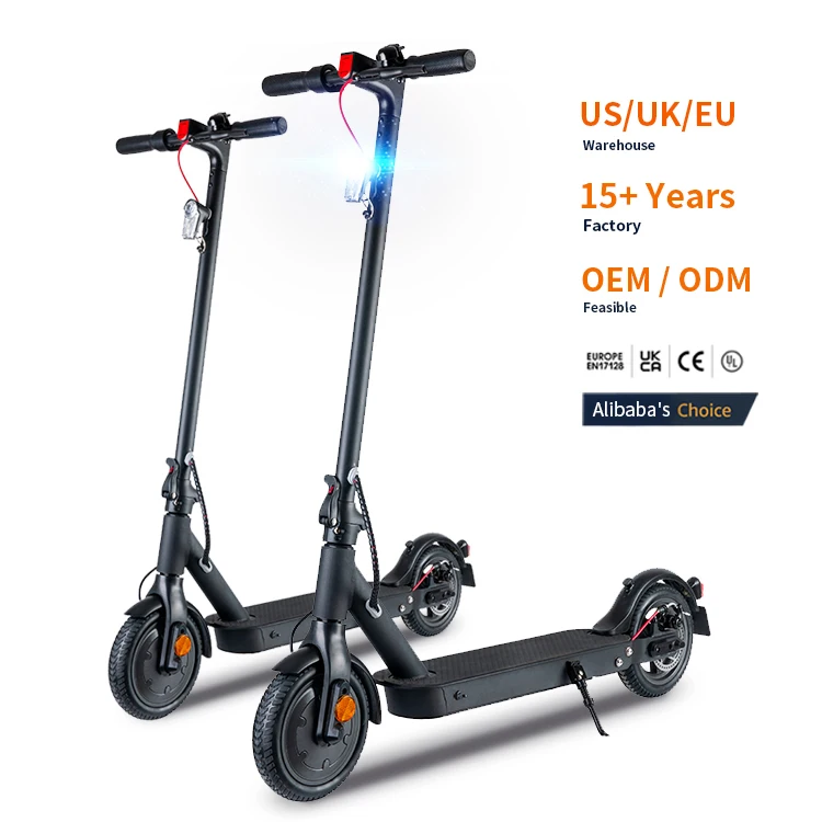 EU US UK Warehouse E Scooter 8.5inch EN17128 Foldable Adult Two Wheel Mobility Electric Scooter For Sale
