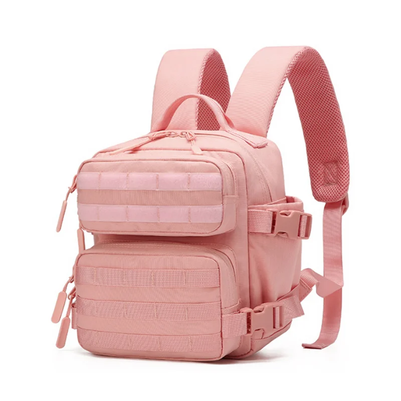 9L Mini Tactical Assault Bag Pink Gym Fitness Backpack Hiking Travel Camping Backpack