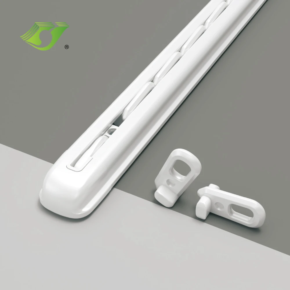 Новый дизайн, выдвижная направляющая для штор, алюминиевая регулируемая направляющая для штор, раздвижная направляющая для штор