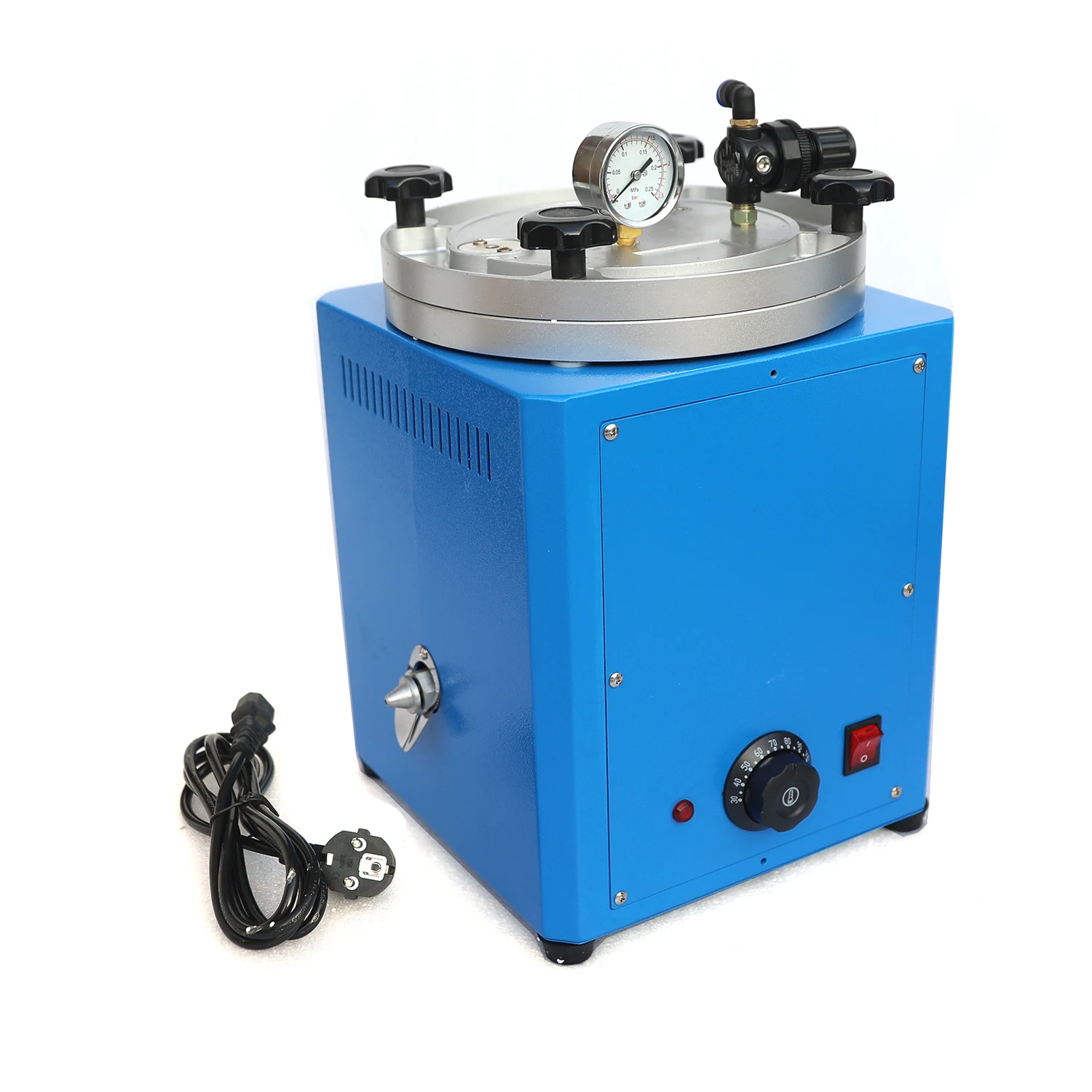 3kg Capacity Vacuum Investing Casting Machine Manual Pump Wax Injection Machine Vacuum Wax Injector for Jewelry