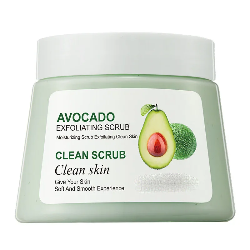 Avocado Exfoliating Soft Scrub Cleansing and Rejuvenating Fragrance Skin Care Products