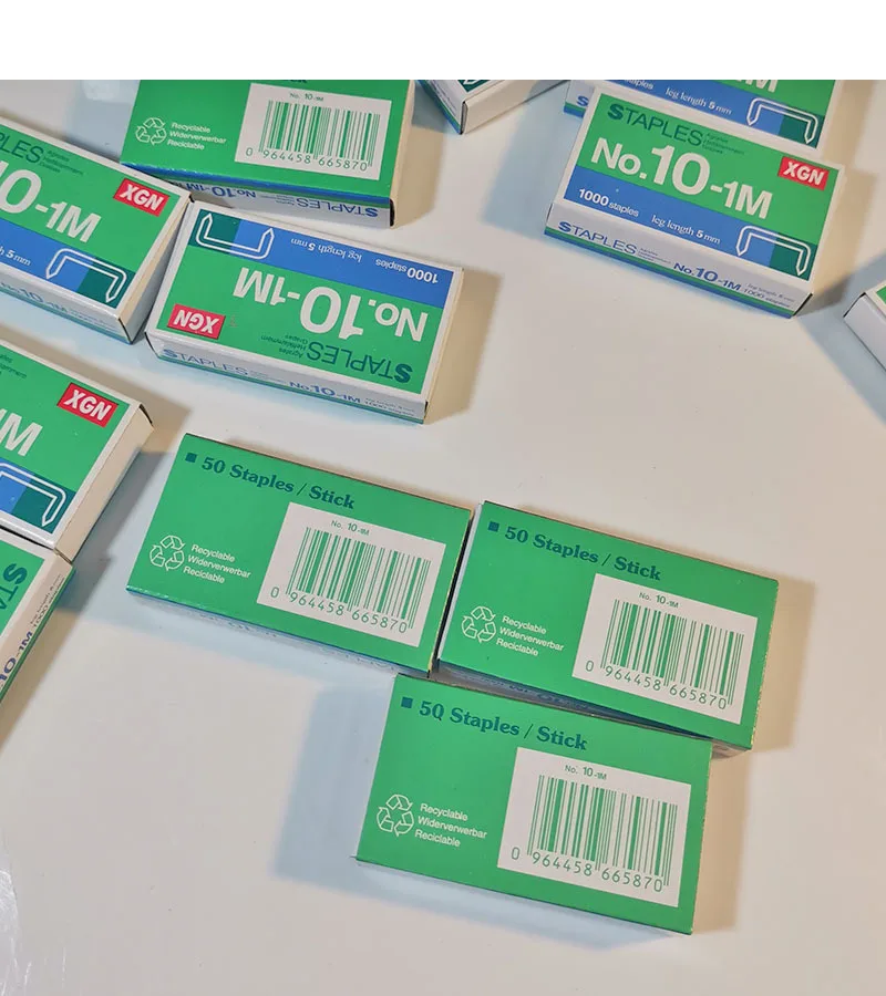 No.10 staples 1000 pieces per box small stapler staples special staples office supplies wholesale stapler pin