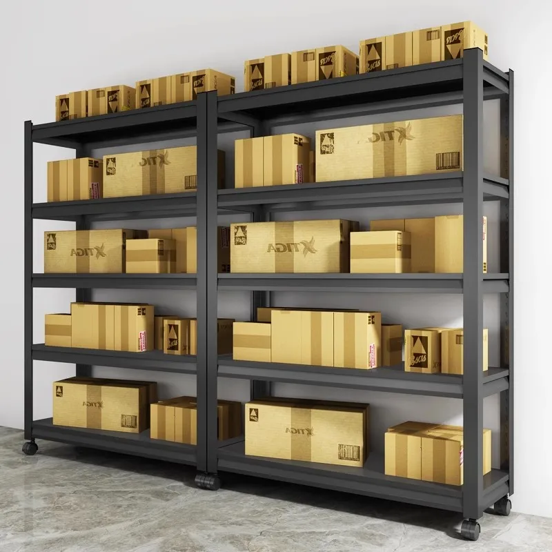 Metal Mobile Stacking Racks Warehouse Storage Rack Steel Shelving Metal Rack Units Boltless Racking Shelves
