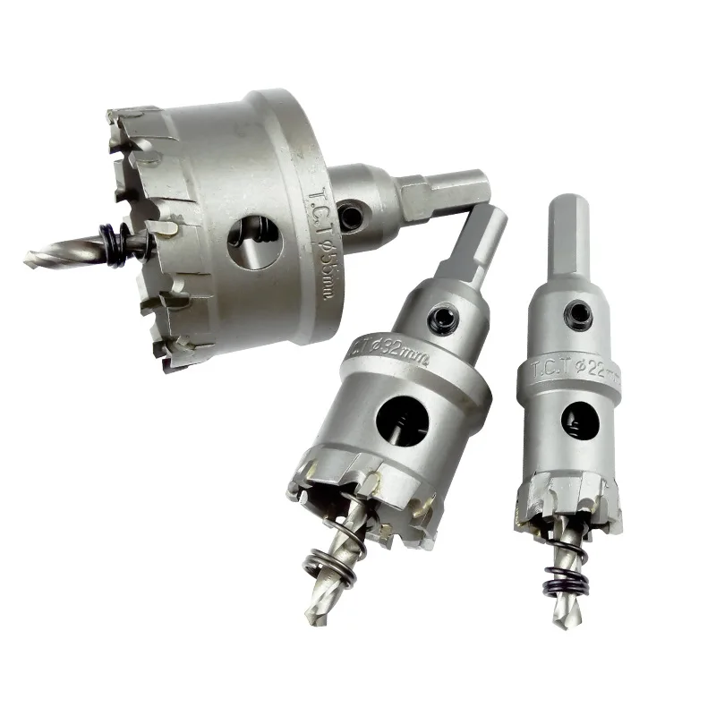 14-160 мм 5a бит пустотелого сверла кольцевая пила для нержавеющей стали TCT твердосплавные сверла по металлу металлического сплава для резки