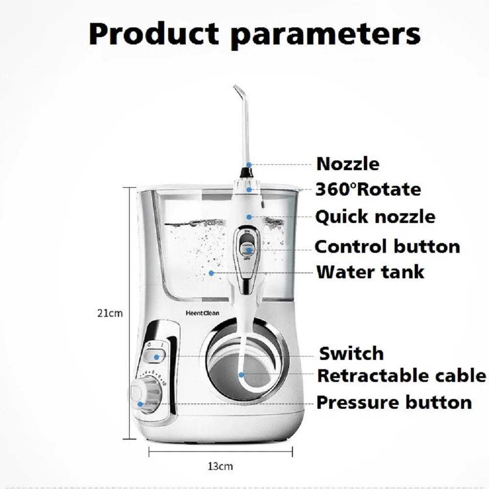 
2019 new arrival teeth cleaning machine dental irrigator home use water flosser oral irrigator 