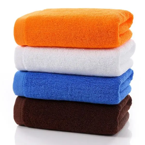 
350gsm solid color 100% terry cotton beach towel custom resists sand white color 