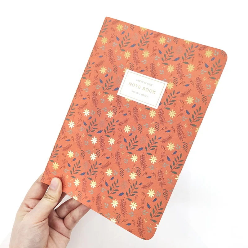
2020 Cheap Kawaii Stationery A5 thread binding notebook with custom logo in bulk 
