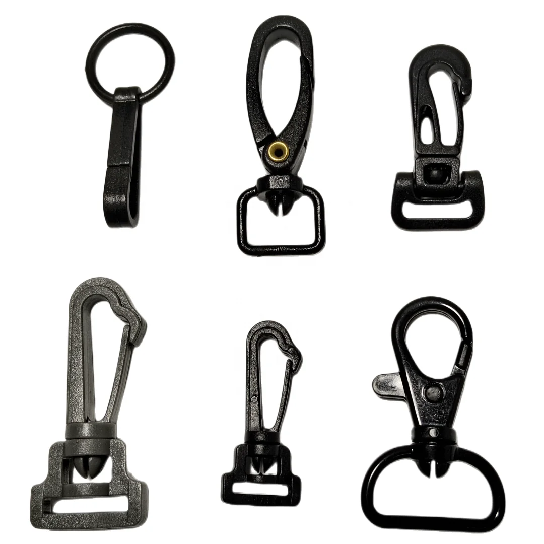 Bulk Custom High Quality Plastic Bag Swivel Snap Buckle Hooks