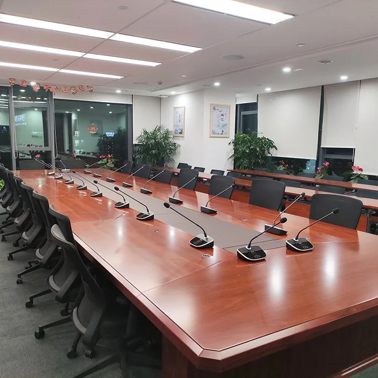 High quality 2.4G wireless Conference system rechargeable Chairman delegate mic