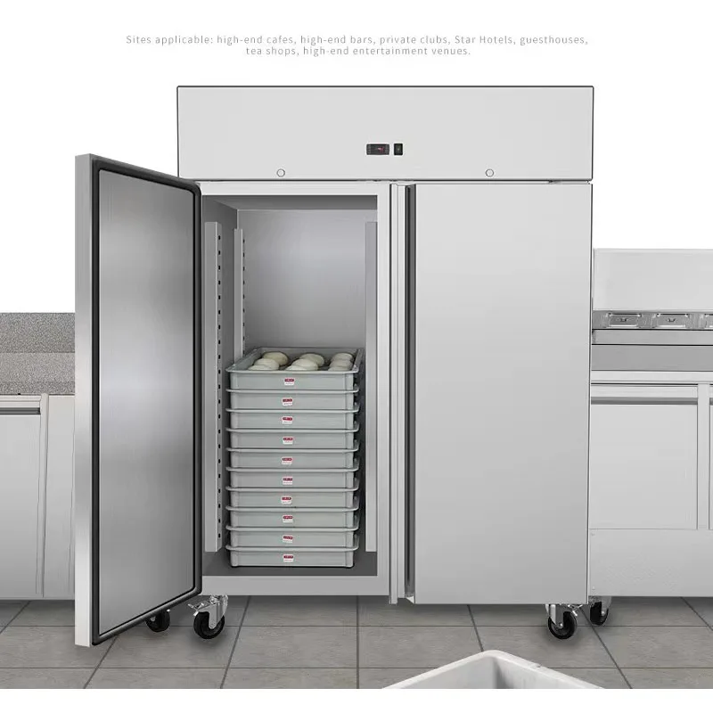 Pizza Prep Table Pizza Preparation Counter Fridge Marble Top Air-Cooled Refrigerated Pizza Workbench Chiller