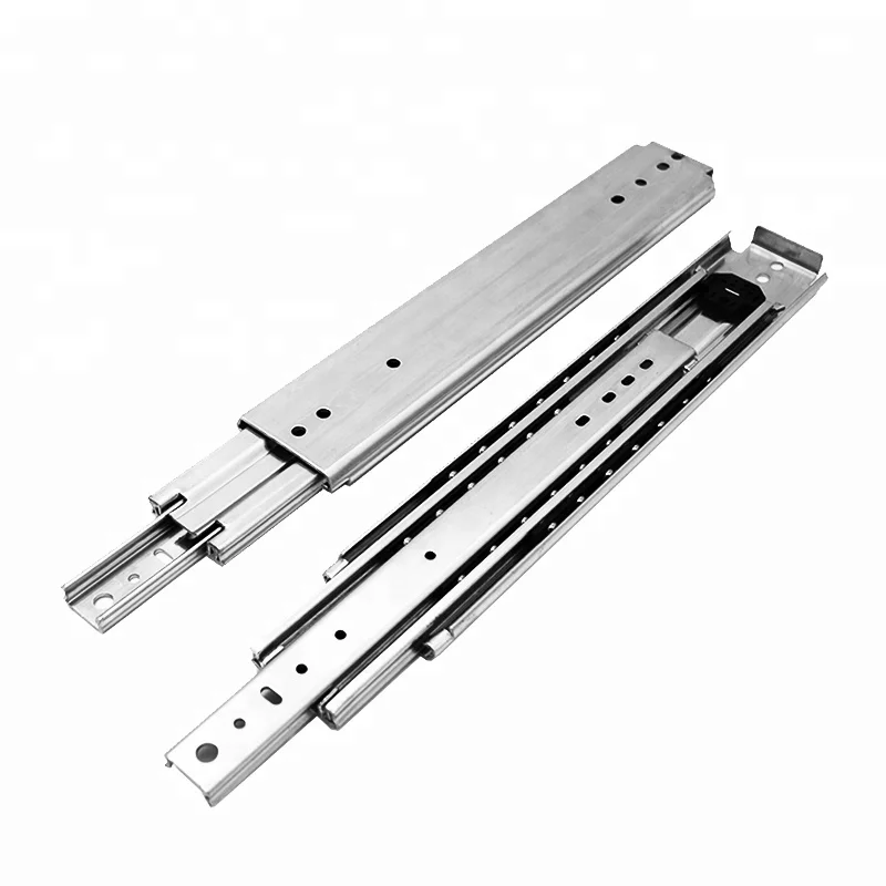 2024 new 76mm transformavel cabinet hardware offset full soft close drawer slide rail 9 inch for office table
