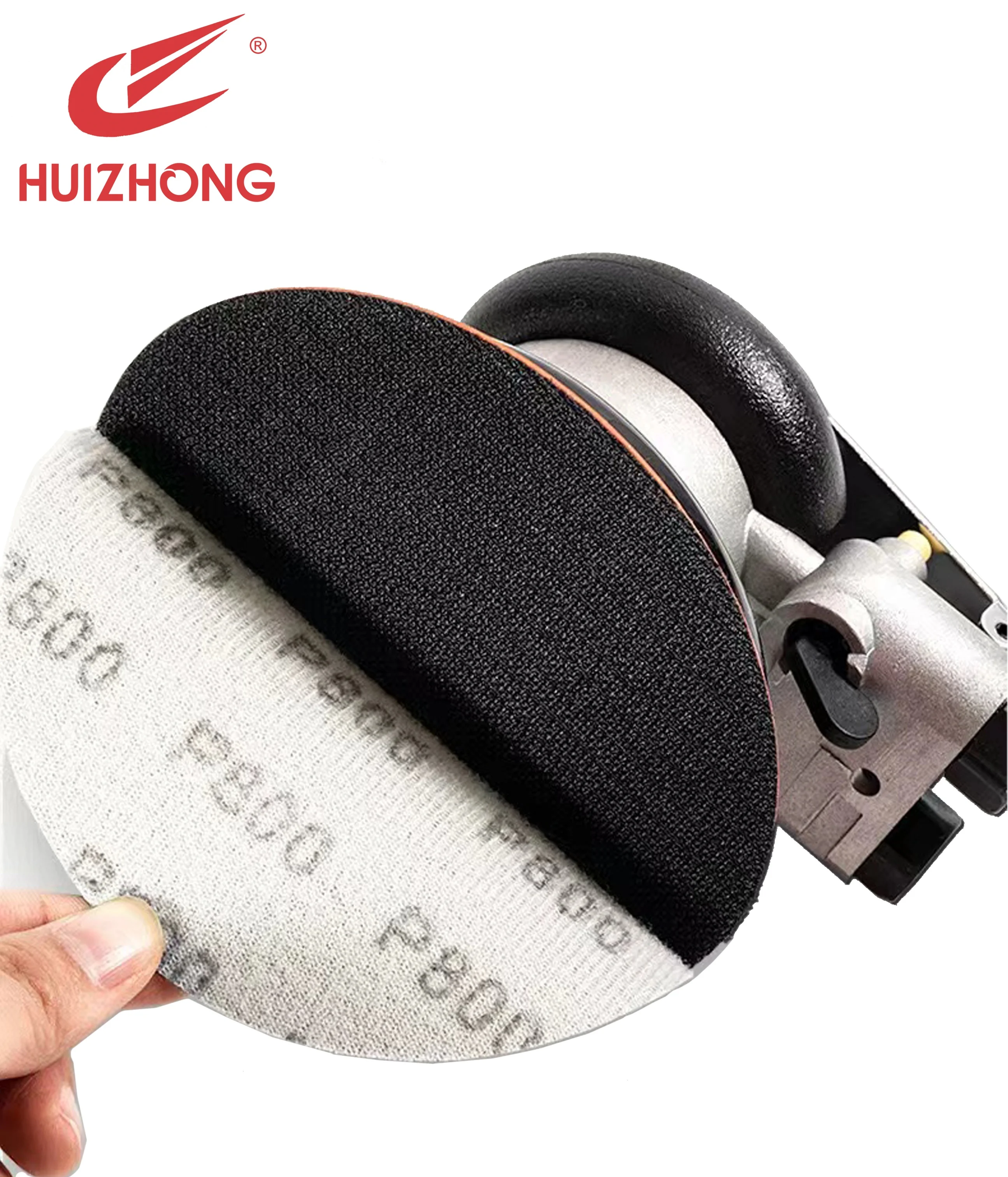 High-Density 125mm Black Silicon Carbide Sanding Disc Waterproof Abrasive Tools Rubber Kraft Paper Stone OEM Customizable