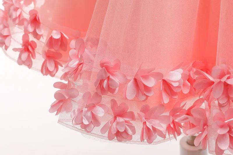 High quality ball gown dress for girls 3-11 years casual party dresses birthday costume flower girl dress