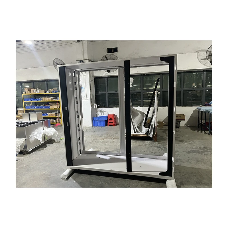 OEM Customized Sheet Metal Fabrication Commercial Metal Dustbin With Powder Coating Outdoor Wrinkle Black