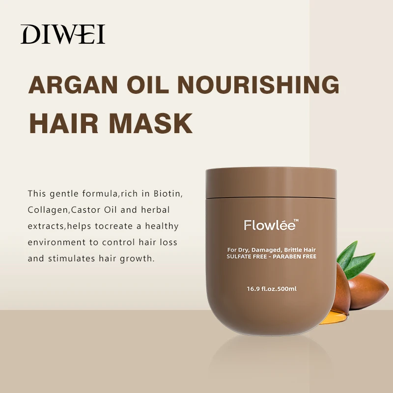 DIWEI Customized Logo Argan Oil Shampoo Nourishing Hair shampoo hair care set shampoo and conditioner