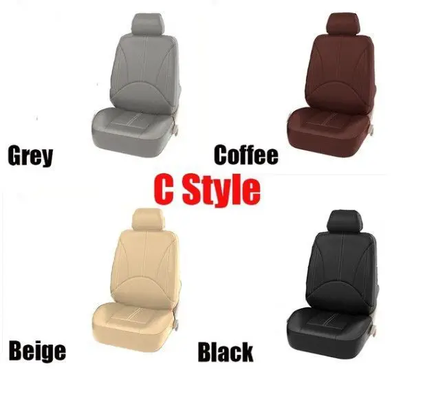 Luxury 3d Customizable Pu Leather Car Seat Covers Black Saddle For Four Seasons Universal Cover