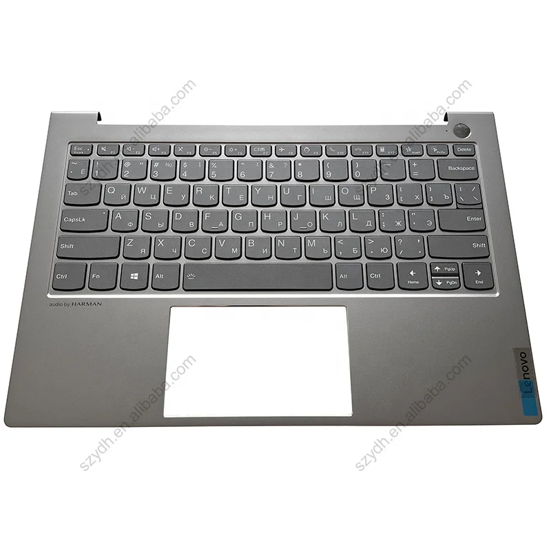 Original New RU Russian Keyboard For Lenovo ThinkBook 13s G2 ITL ARE With Palmrest Upper Cover Case Backlight Grey