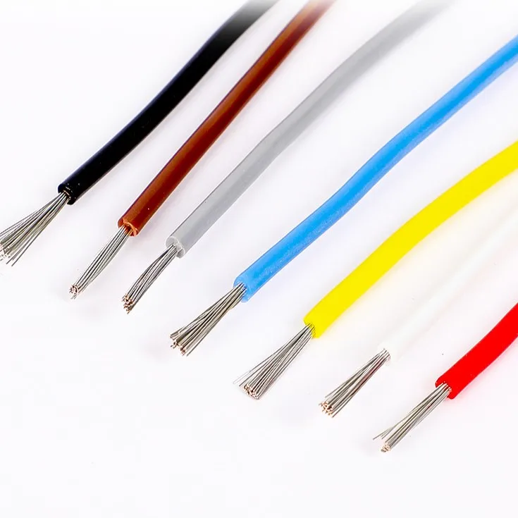 High Temperature Heat Resistance Flexible Silicone 0.08mm Tinned Copper Wire Cable Roll Battery New Energy Silicone Cable Wire
