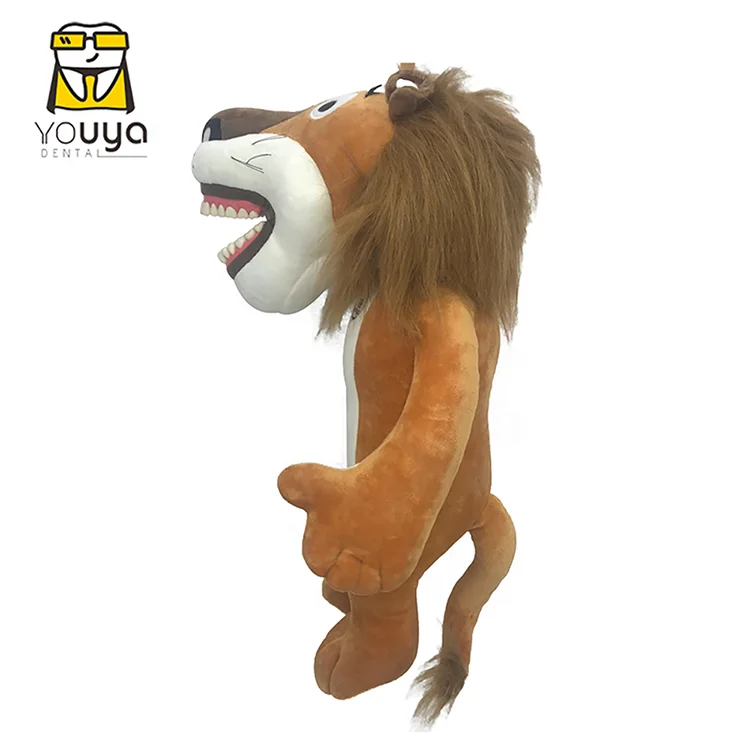 Dental Kids Cute Plush Educational Brushing Tooth Lion Toy