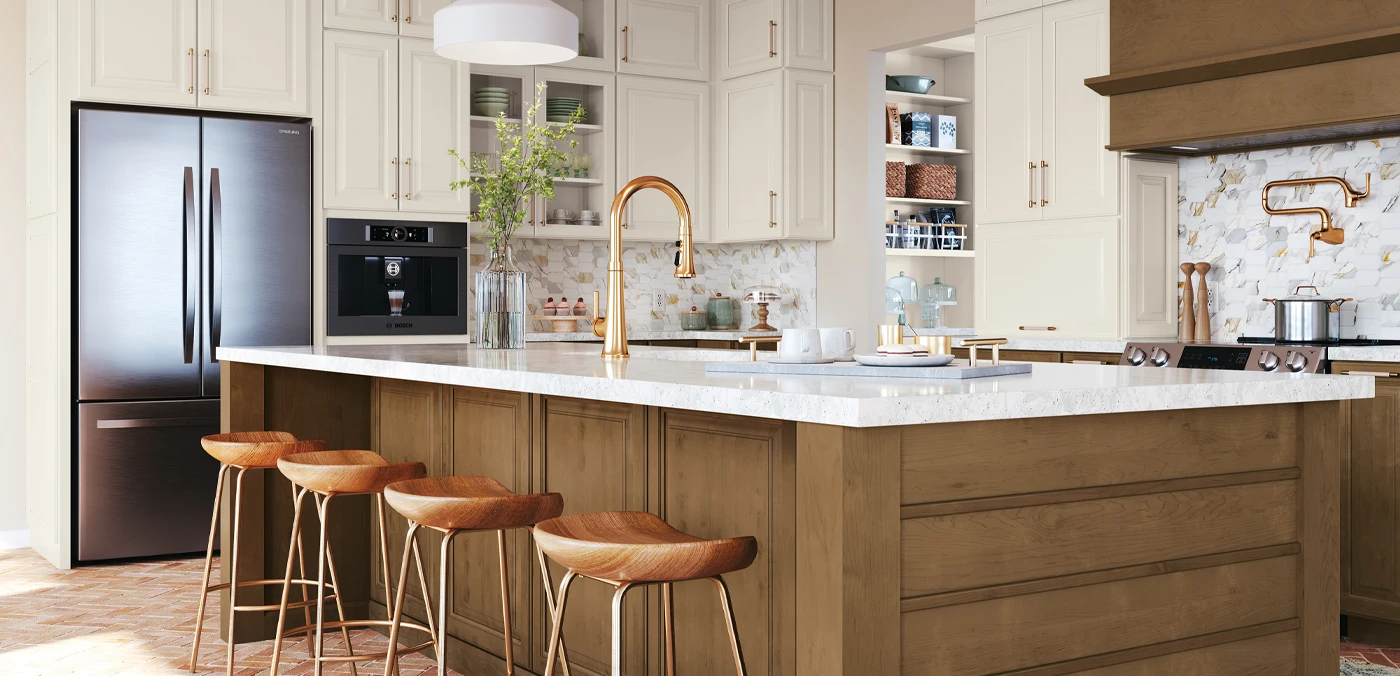 CBMmart High-End Sets 3D Design Modern Kitchen Cabinets For Apartments And Lacuqer Kitchen Cabinets Modern Designs with Island