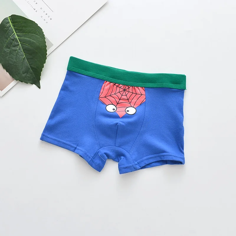 Качественное хлопковое детское нижнее белье, комплект из 5 предметов с милым супергероем, детское нижнее белье для мальчиков