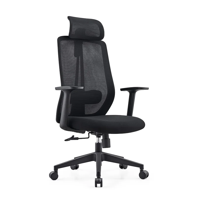 China Factory Wholesale Executive Black Staff Office Chair Computer Mesh Chair Ergonomic Swivel Office Chairs