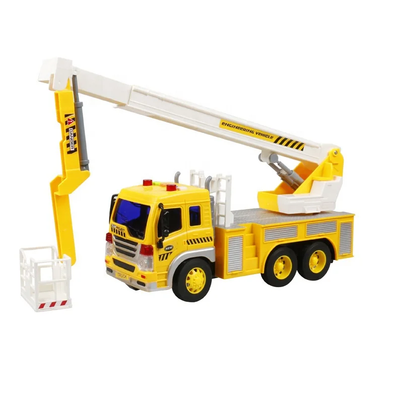 
Wholesale alloy metal fire rescue engine kids simulation pull back truck diecast vehicle toys 