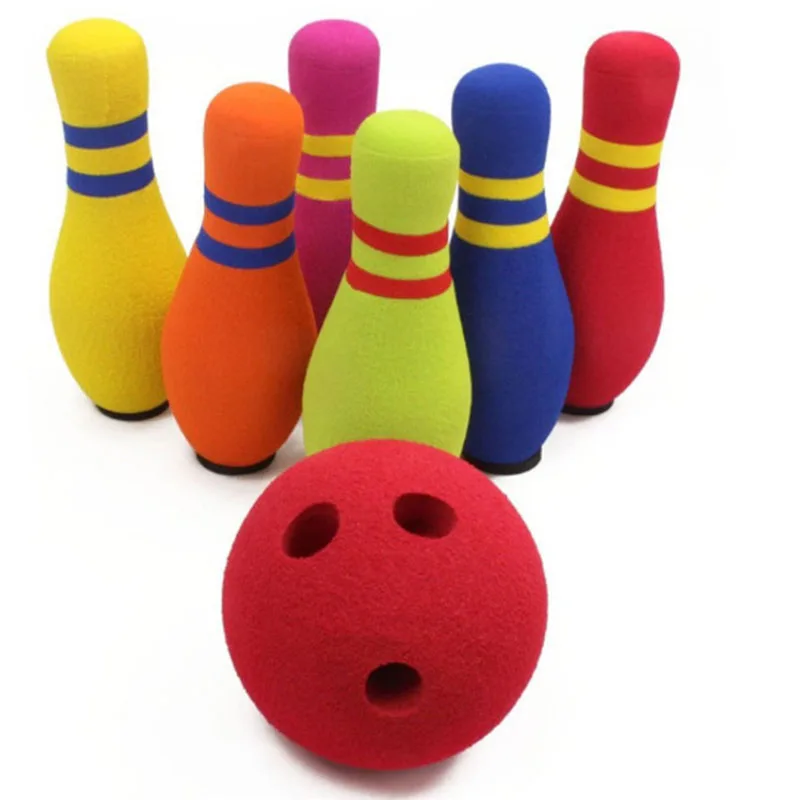 Лидер продаж, набор больших детских шаров для боулинга в помещении, Мультяшные игрушки