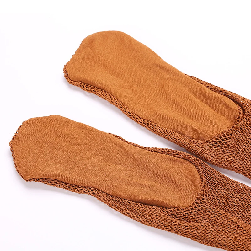 TONGYANG Professional Hard Mesh Latin Dance Fishnet Tights Competition Special Pantyhose Sole Non Slip Latin Fishnet Stockings