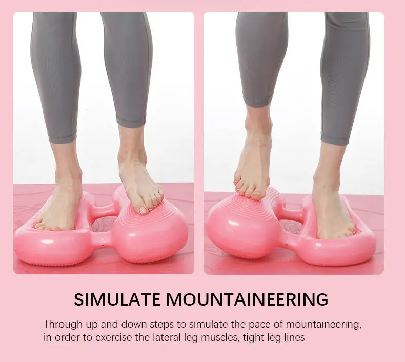 Best quality PVC inflatable new balance trainer stair air walker mini steppers for exercise at home