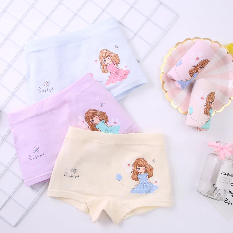 
kids briefs children wearing underwear girl models for wholesale 