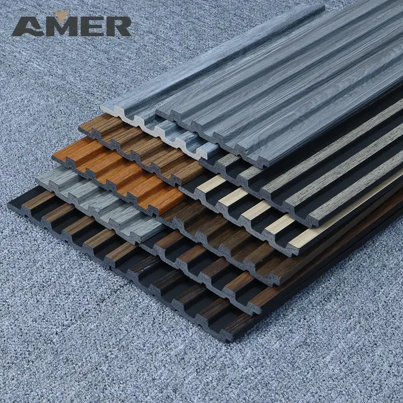 Amer New Polystyrene 3D Acoustic Diffuser PS Interior Waterproof 3D plastic Wall Panel Sheet
