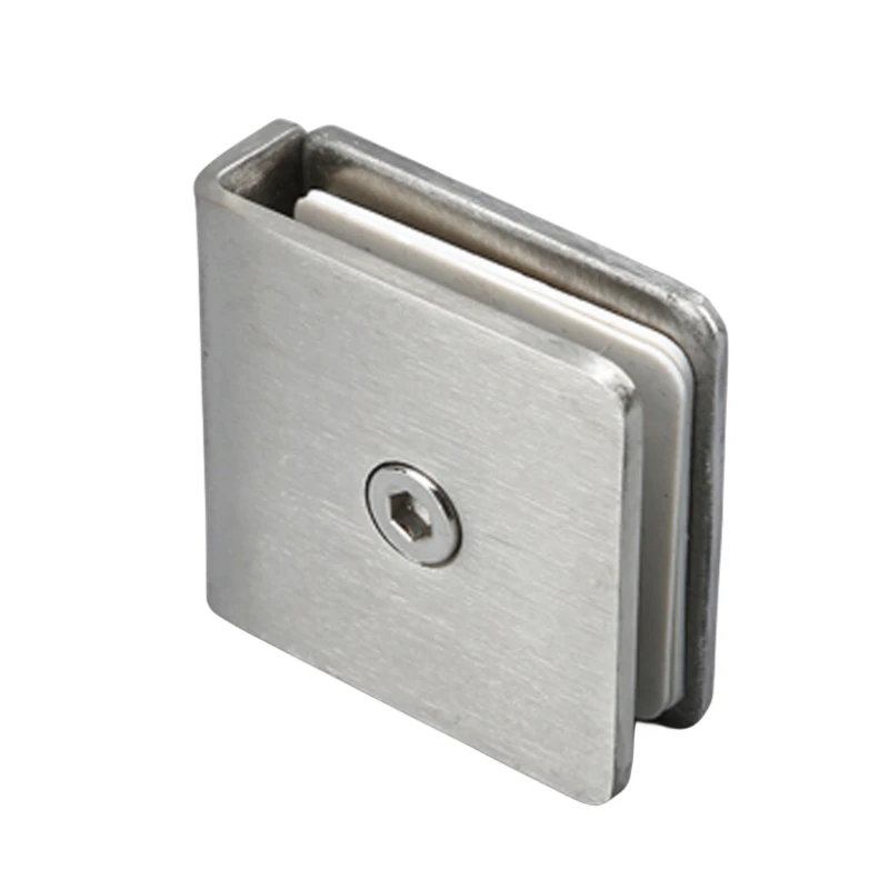 Kensharp Factory Stainless Steel 0 Degree Door Clamp Glass Door Accessories Glass Connectors Clamp