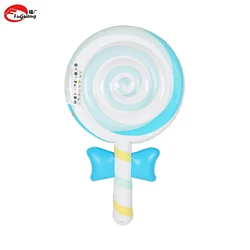 Beautiful colors summer water PVC inflatable float lollipop inflatable float beach pool inflatable paddle surf float toy