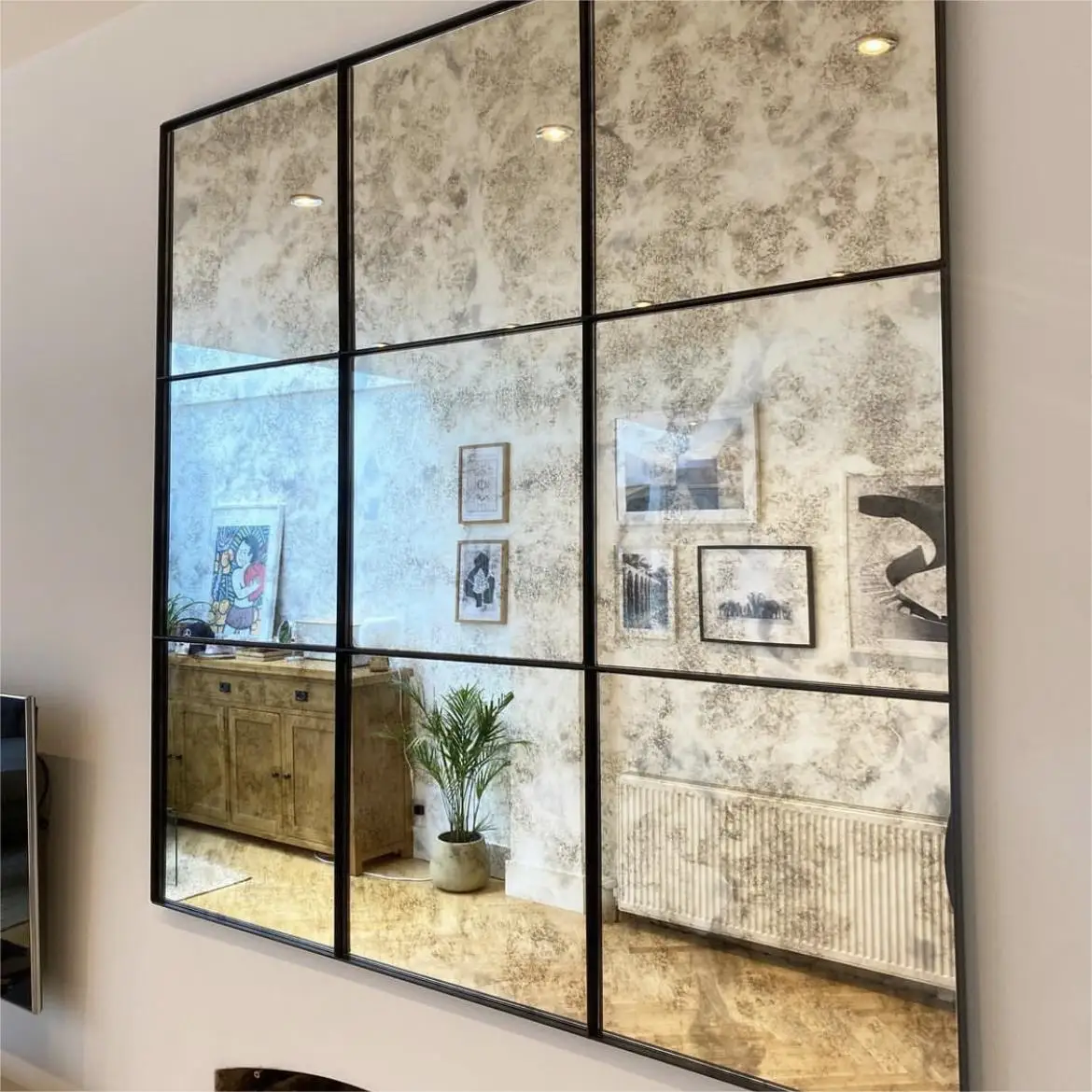 Wholesale pretty antique mirror standclear float glass factories in China vintage custom design mirror